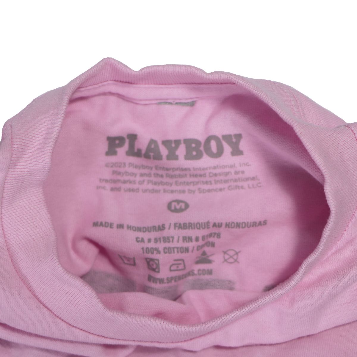 Cotton T-Shirt (M) and Shorts (S) Playboy Set - Pink Clothing & Accessories - Safety & Reflective Gear Playboy - Simple Cell Bulk Wholesale Pricing - USA Seller