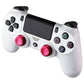 Sony DualShock 4 Wireless Controller for Sony PlayStation 4 PS4 - White / Custom Gaming/Console - Controllers & Attachments PlayStation - Simple Cell Bulk Wholesale Pricing - USA Seller