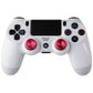 Sony DualShock 4 Wireless Controller for Sony PlayStation 4 PS4 - White / Custom Gaming/Console - Controllers & Attachments PlayStation - Simple Cell Bulk Wholesale Pricing - USA Seller