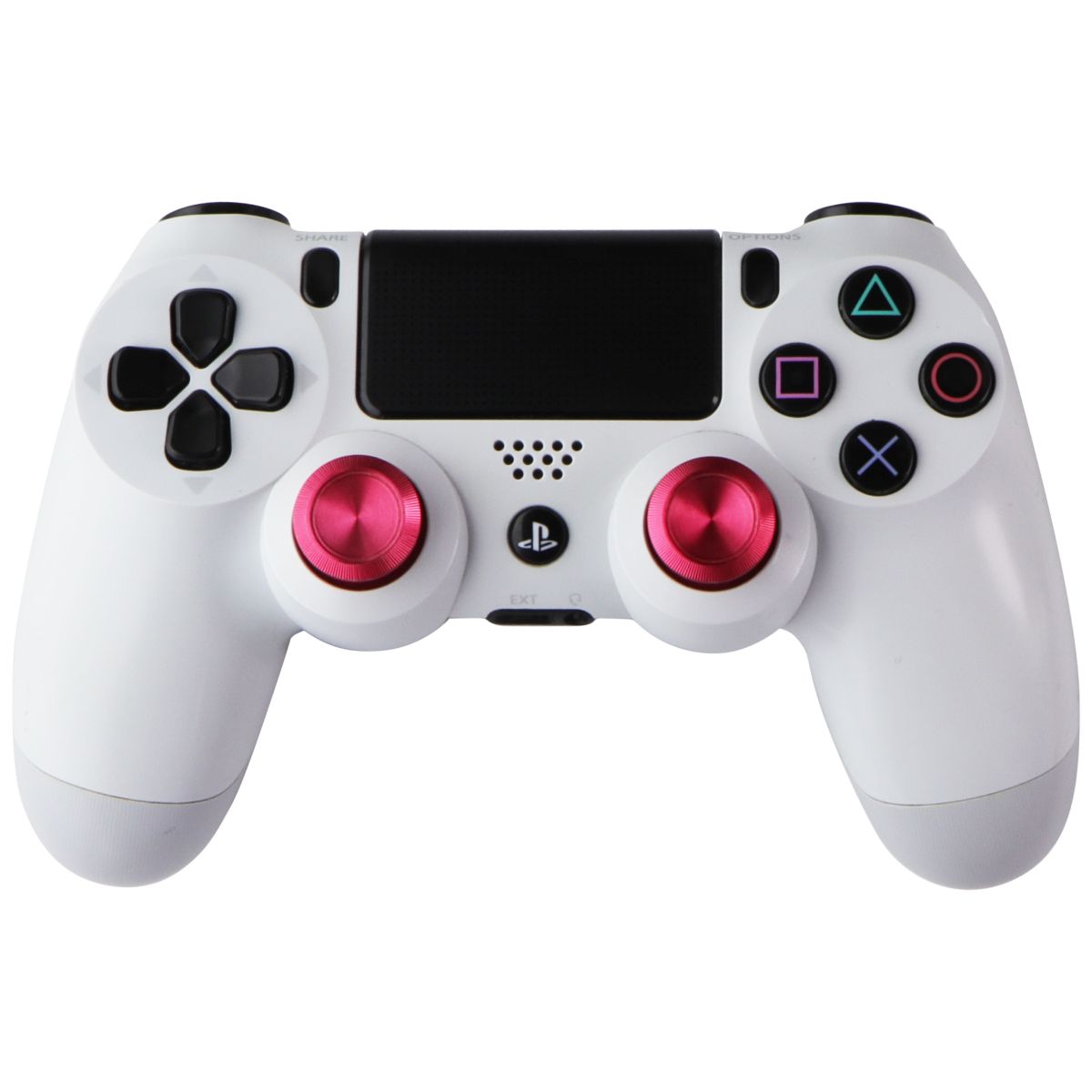 Sony DualShock 4 Wireless Controller for Sony PlayStation 4 PS4 - White / Custom Gaming/Console - Controllers & Attachments PlayStation - Simple Cell Bulk Wholesale Pricing - USA Seller