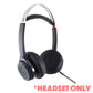 Plantronics Voyager Focus UC Bluetooth/USB B825 (Headset ONLY / No Base) Portable Audio - Headphones Plantronics - Simple Cell Bulk Wholesale Pricing - USA Seller