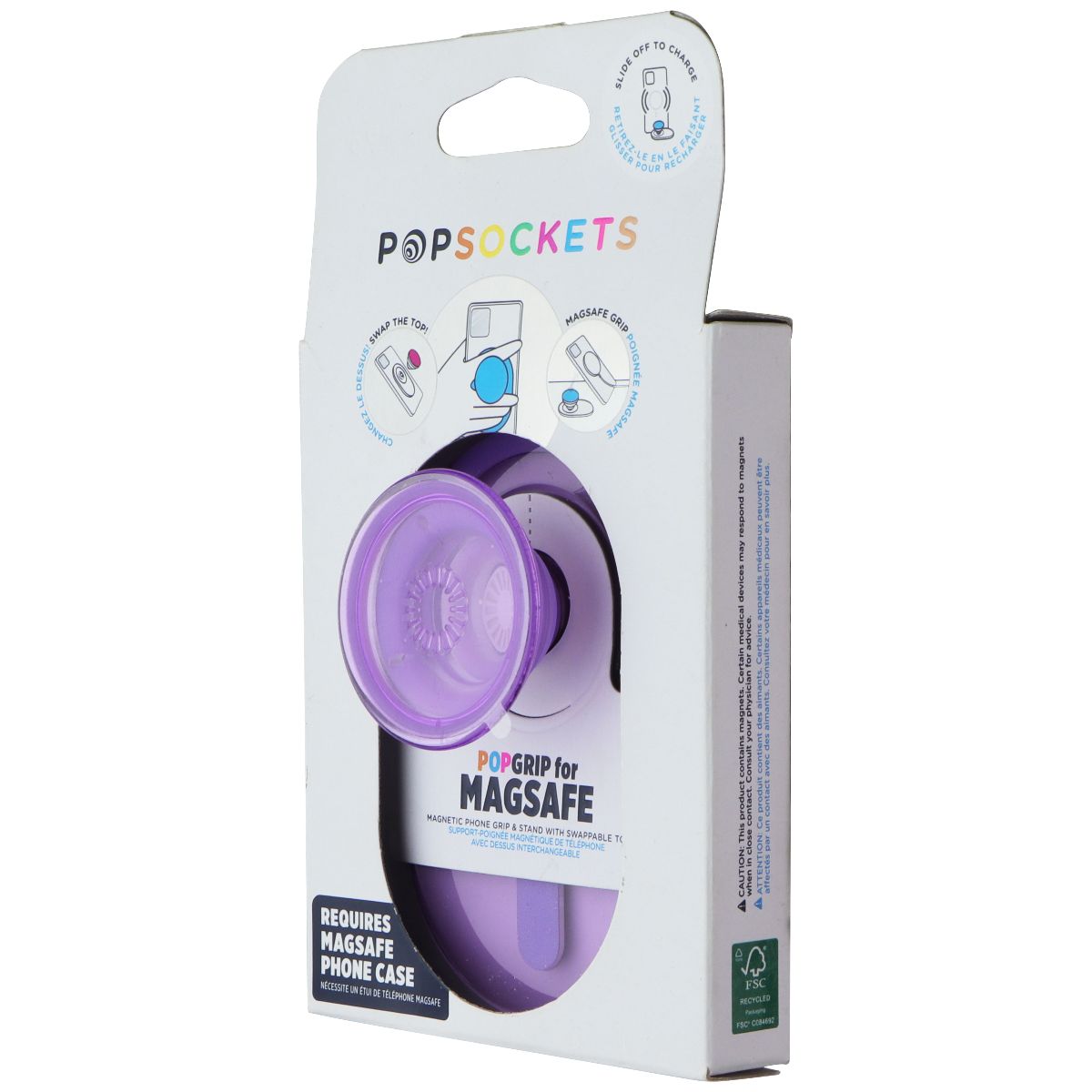 PopSockets PopGrip Magnetic Grip and Stand for MagSafe - Warm Lavender Cell Phone - Mounts & Holders PopSockets    - Simple Cell Bulk Wholesale Pricing - USA Seller