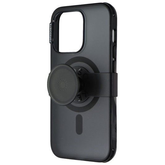 PopSockets Hardshell Case for MagSafe for iPhone 14 Pro Max - Black Translucent