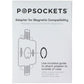 PopSockets Magnetic Grip & Stand for MagSafe - PopOut Curves Coconut Crème Cell Phone - Mounts & Holders PopSockets - Simple Cell Bulk Wholesale Pricing - USA Seller