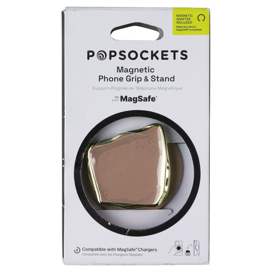 PopSockets Magnetic Phone Grip & Stand for MagSafe - Enamel Latte Cut Cell Phone - Mounts & Holders PopSockets - Simple Cell Bulk Wholesale Pricing - USA Seller