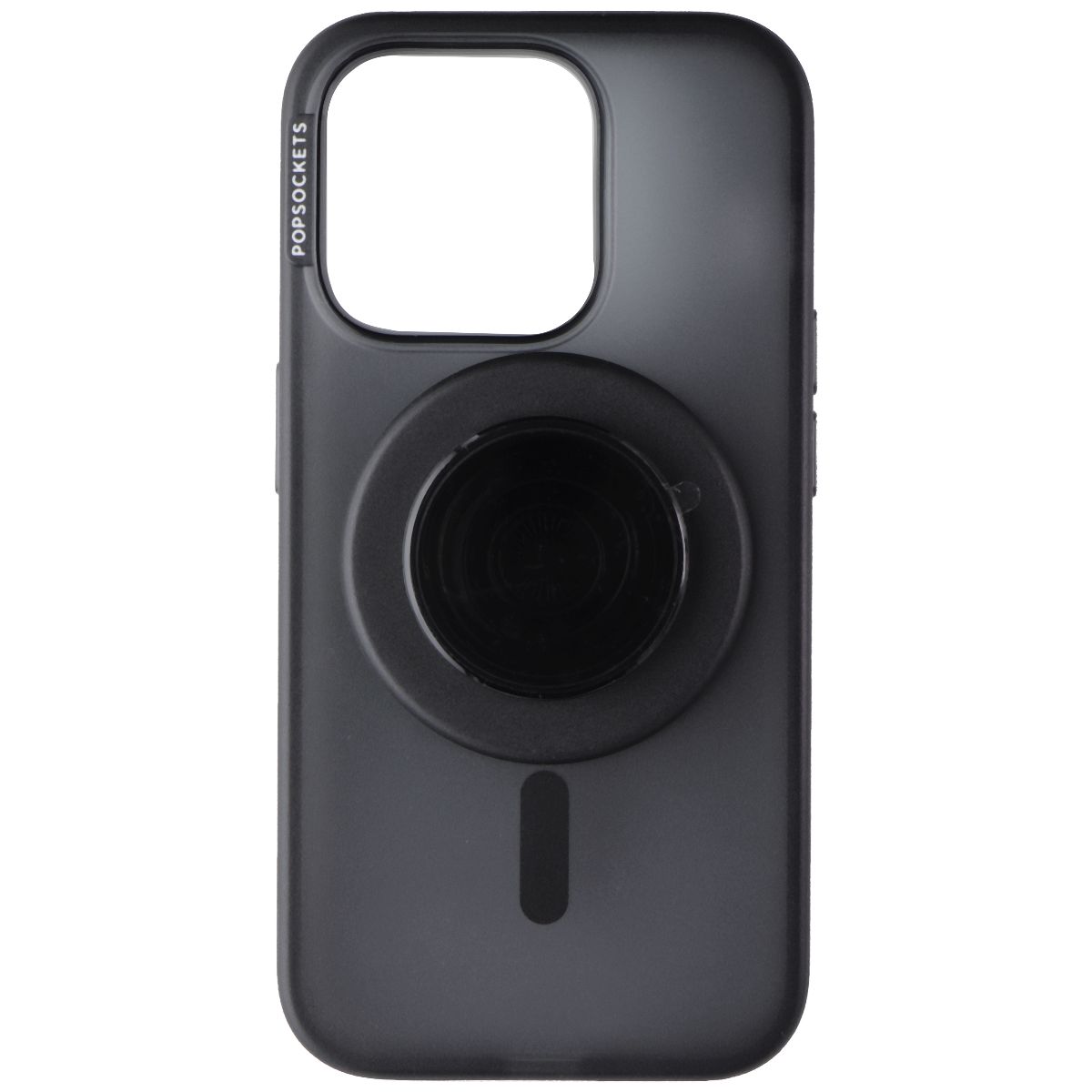 PopSockets PopCase for MagSafe for iPhone 15 Pro - Black Translucent Cell Phone - Cases, Covers & Skins PopSockets - Simple Cell Bulk Wholesale Pricing - USA Seller