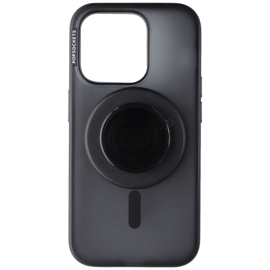PopSockets PopCase for MagSafe for iPhone 15 Pro - Black Translucent Cell Phone - Cases, Covers & Skins PopSockets - Simple Cell Bulk Wholesale Pricing - USA Seller