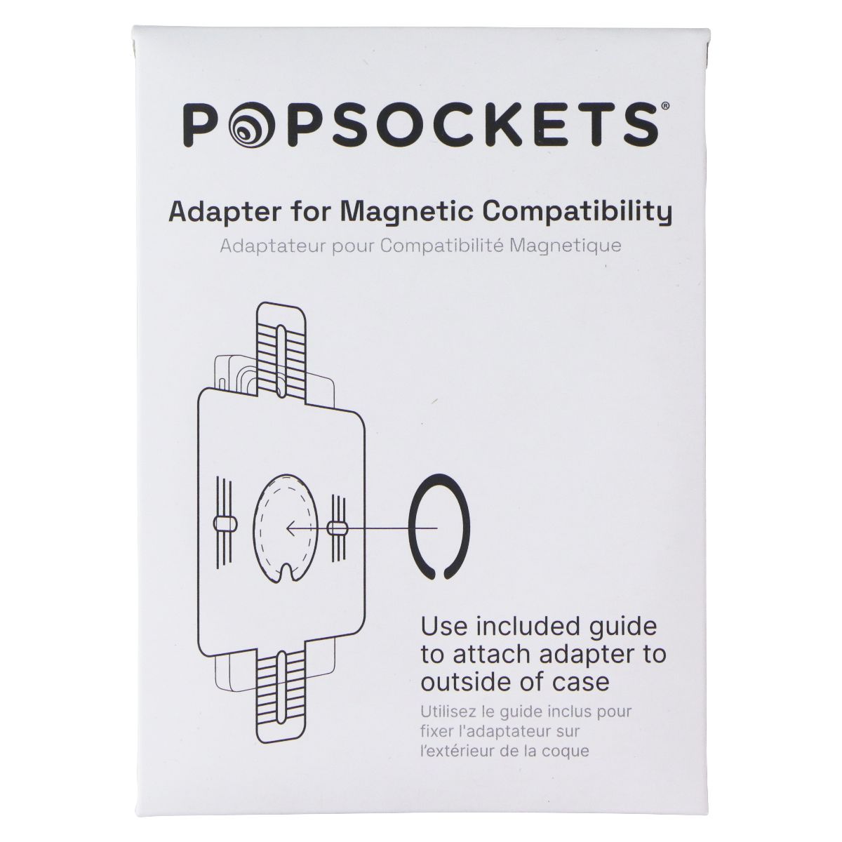 PopSockets Magnetic Phone Grip & Stand with Adapter Ring for MagSafe - Bruce Cell Phone - Other Accessories PopSockets - Simple Cell Bulk Wholesale Pricing - USA Seller