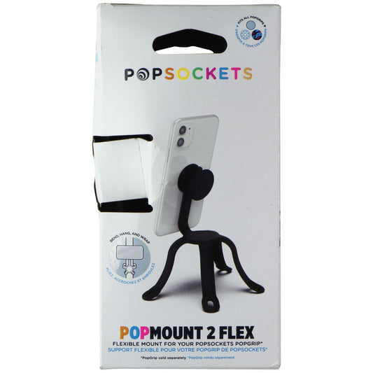 PopSockets: Flexible Phone Mount & Stand, Phone Tripod Mount - Black Cell Phone - Mounts & Holders PopSockets - Simple Cell Bulk Wholesale Pricing - USA Seller