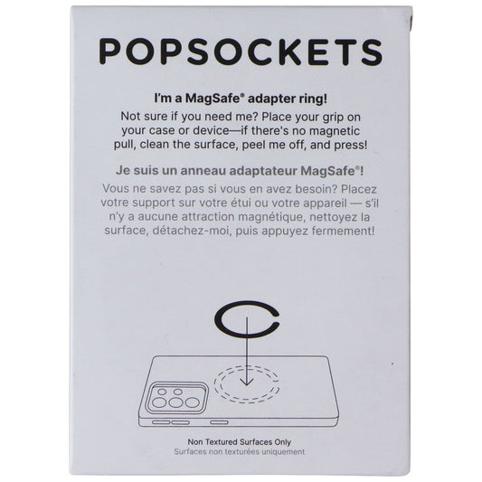 PopSockets PopBase Round Magnetic Base Only for MagSafe - Clear