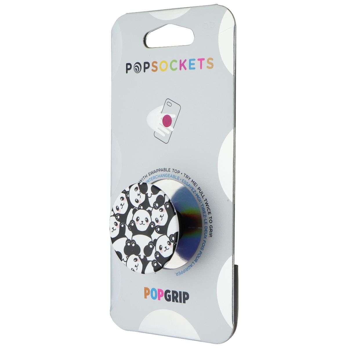 PopSockets PopGrip Expanding Phone Grip and Kickstand - Pandamonium Cell Phone - Mounts & Holders PopSockets - Simple Cell Bulk Wholesale Pricing - USA Seller