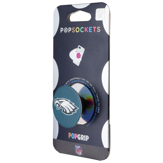 PopSockets PopGrip Expanding Stand/Grip w/ Swappable Top - NFL Eagles Logo Cell Phone - Mounts & Holders PopSockets - Simple Cell Bulk Wholesale Pricing - USA Seller