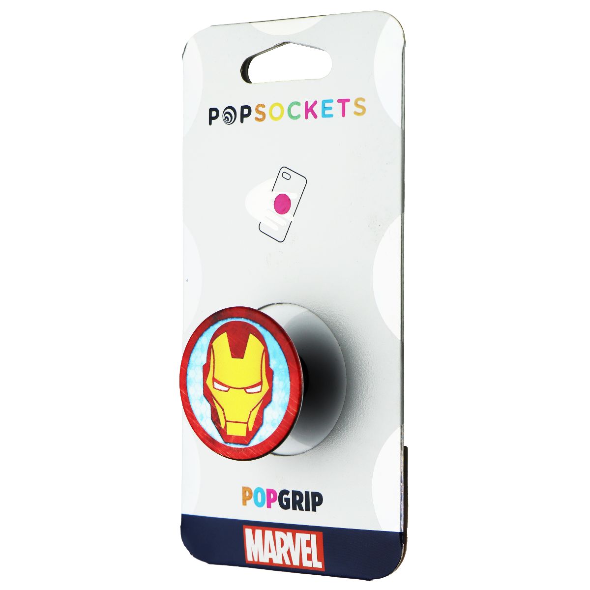 PopSockets PopGrip Series Phone Grip for Phones and Tablets - Iron Man Icon Cell Phone - Mounts & Holders PopSockets    - Simple Cell Bulk Wholesale Pricing - USA Seller