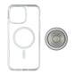 PopSockets PopCase for MagSafe for Apple iPhone 15 Pro Max - Clear