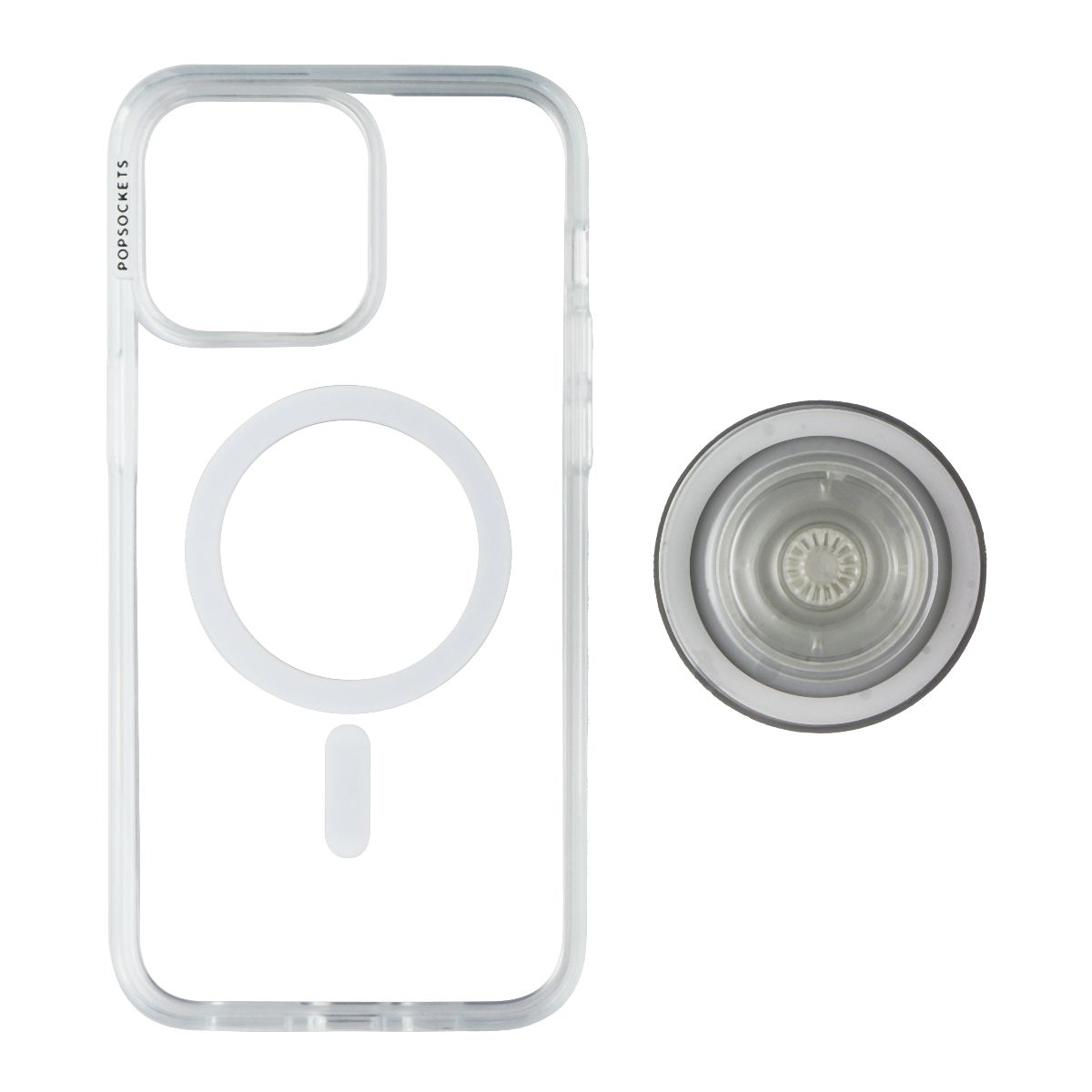 PopSockets PopCase for MagSafe for Apple iPhone 15 Pro Max - Clear