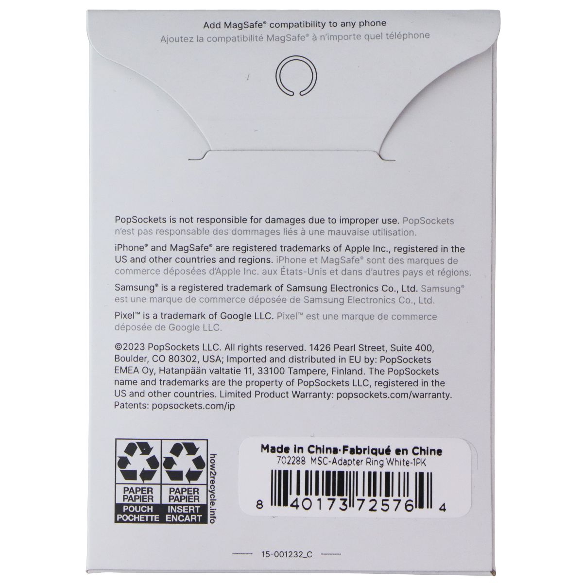 PopSockets Magnetic Grip and Stand for MagSafe - Tortoise Cell Phone - Mounts & Holders PopSockets - Simple Cell Bulk Wholesale Pricing - USA Seller
