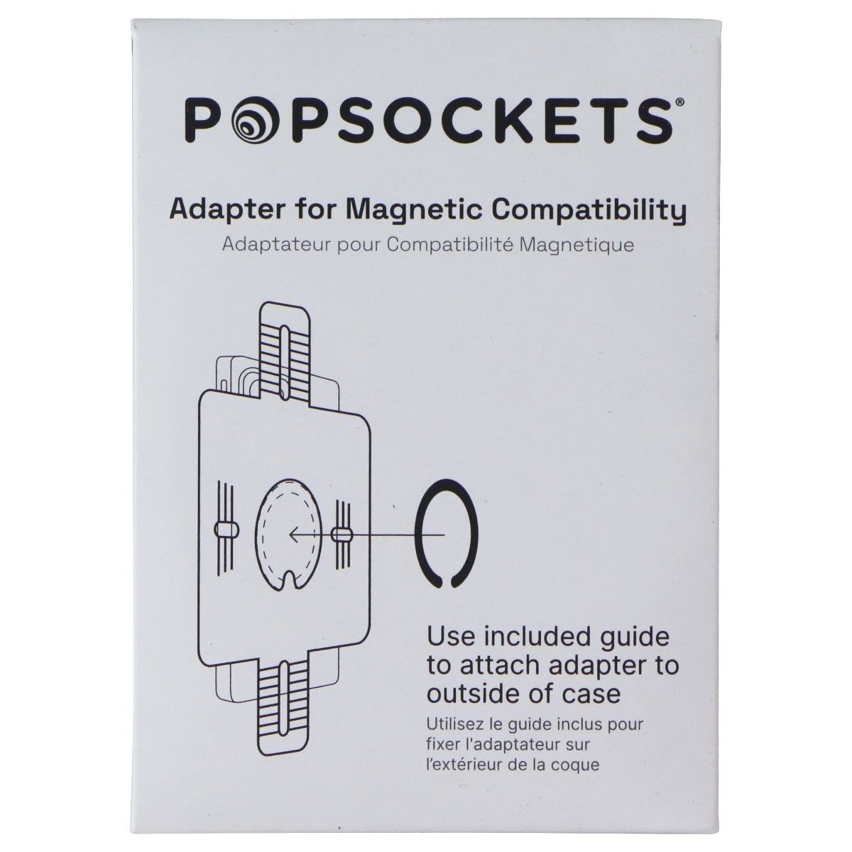 PopSockets Magnetic Phone Wallet+ w/Adapter Ring for MagSafe - Latte