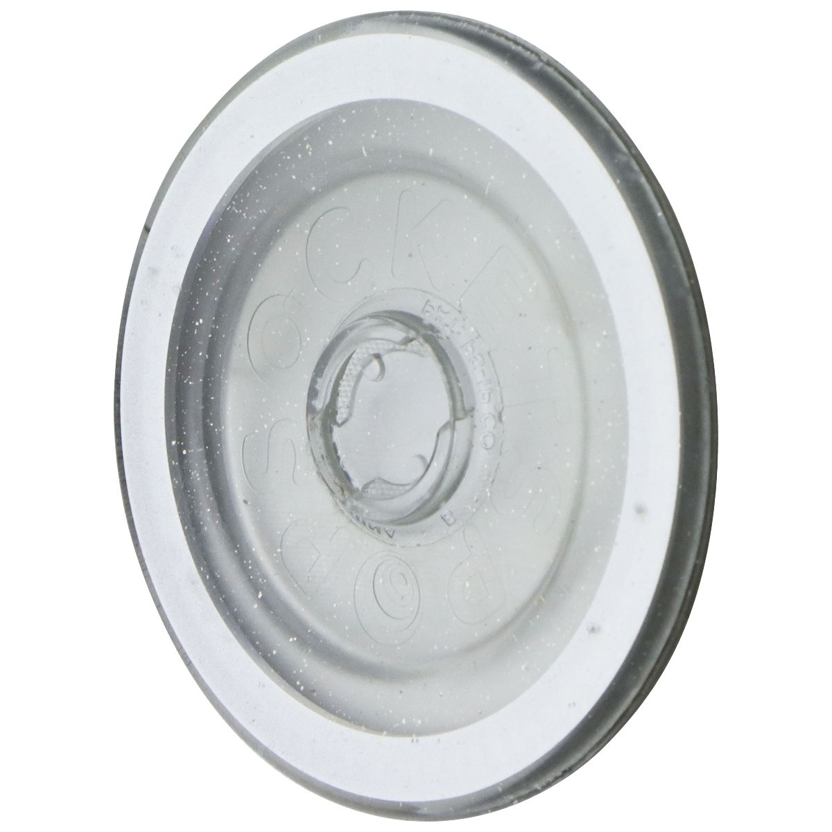 PopSockets Magnetic Grip Base for MagSafe - Clear Glitter Silver *BASE ONLY Cell Phone - Mounts & Holders PopSockets - Simple Cell Bulk Wholesale Pricing - USA Seller