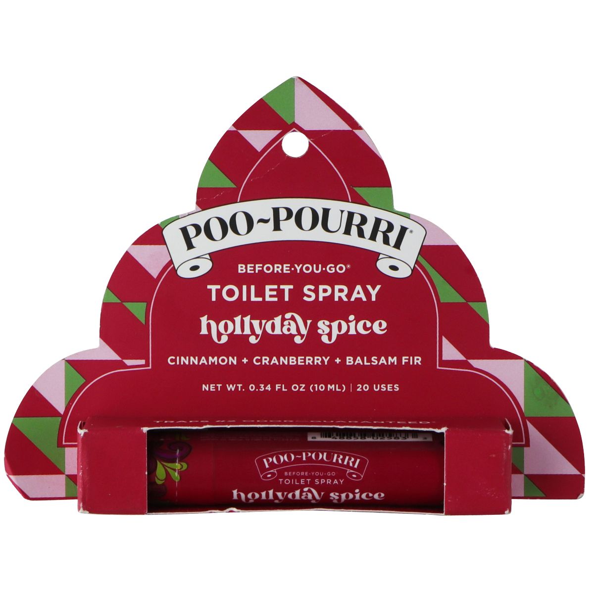 Poo-Pourri Before-You-Go Scented Toilet Spray - Hollyday Spice (Single) Household Supplies & Cleaning - Cleaning Products Pourri    - Simple Cell Bulk Wholesale Pricing - USA Seller