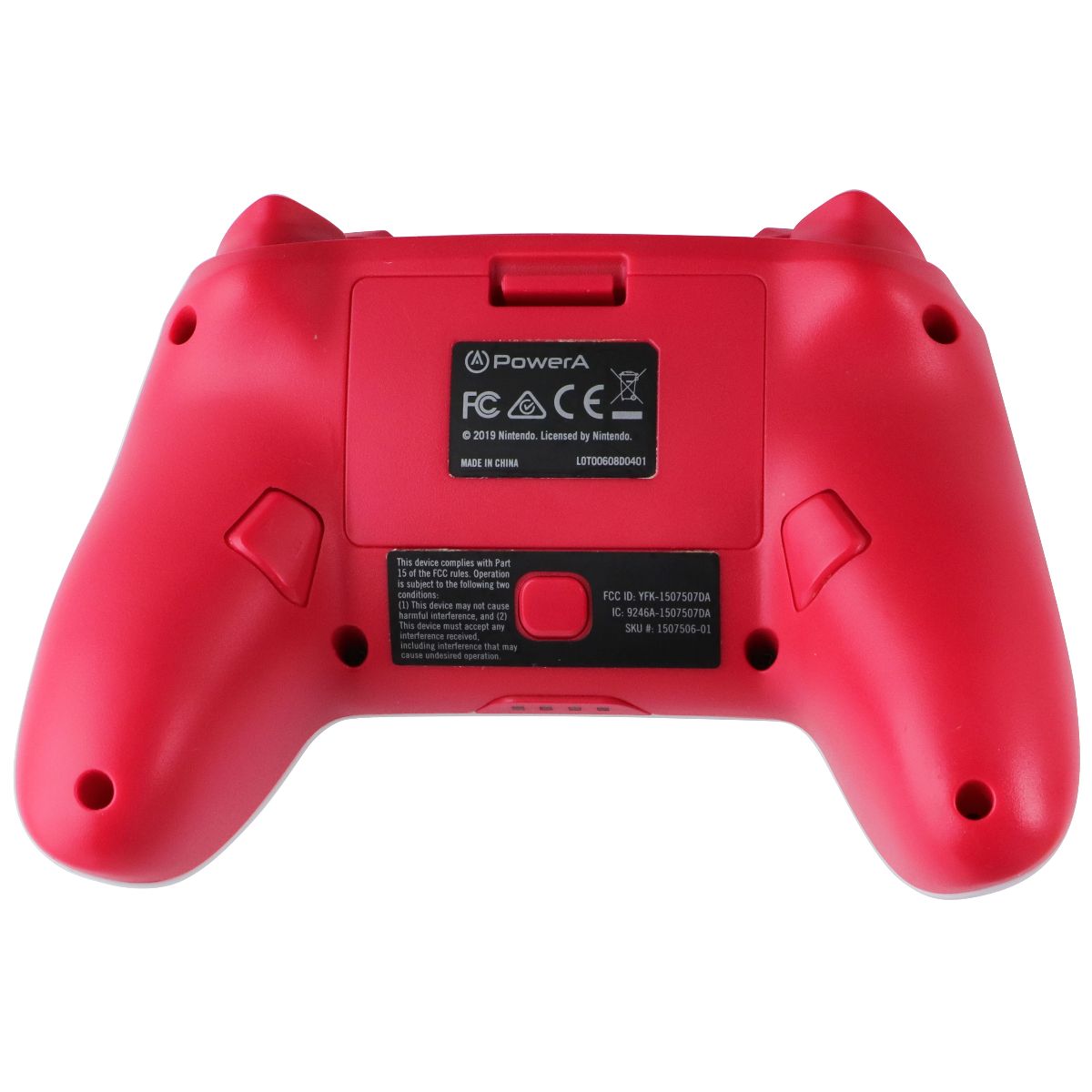 PowerA Enhanced Wireless Controller for Nintendo Switch - White & Red