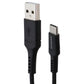 Powerology (1.2M) Braided USB-A to USB-C Cable - Black