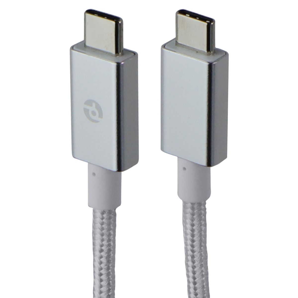 PowerLab 10FT USB-C to USB-C Braided Charge-Sync Cable - White Cell Phone - Cables & Adapters PowerLab - Simple Cell Bulk Wholesale Pricing - USA Seller