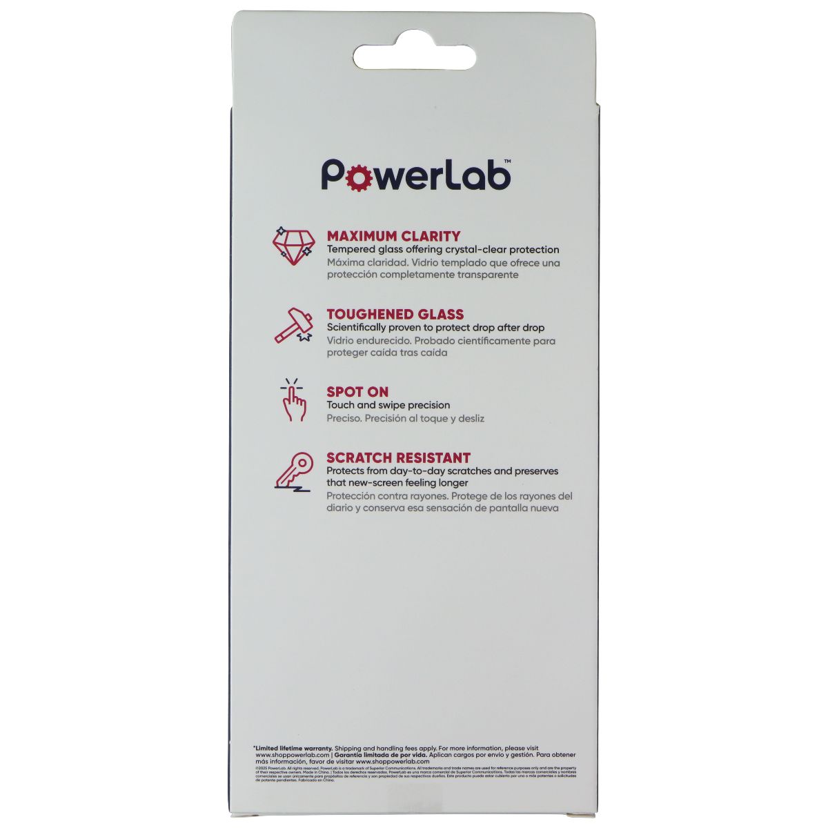 PowerLab High Definition Glass Screen Protector for Motorola Moto G Power (2025) Cell Phone - Screen Protectors PowerLab - Simple Cell Bulk Wholesale Pricing - USA Seller