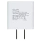 PowerLab USB-C to Lightning (8-Pin) Cable + USB-C/USB-A Wall Charger - White Cell Phone - Chargers & Cradles PowerLab - Simple Cell Bulk Wholesale Pricing - USA Seller