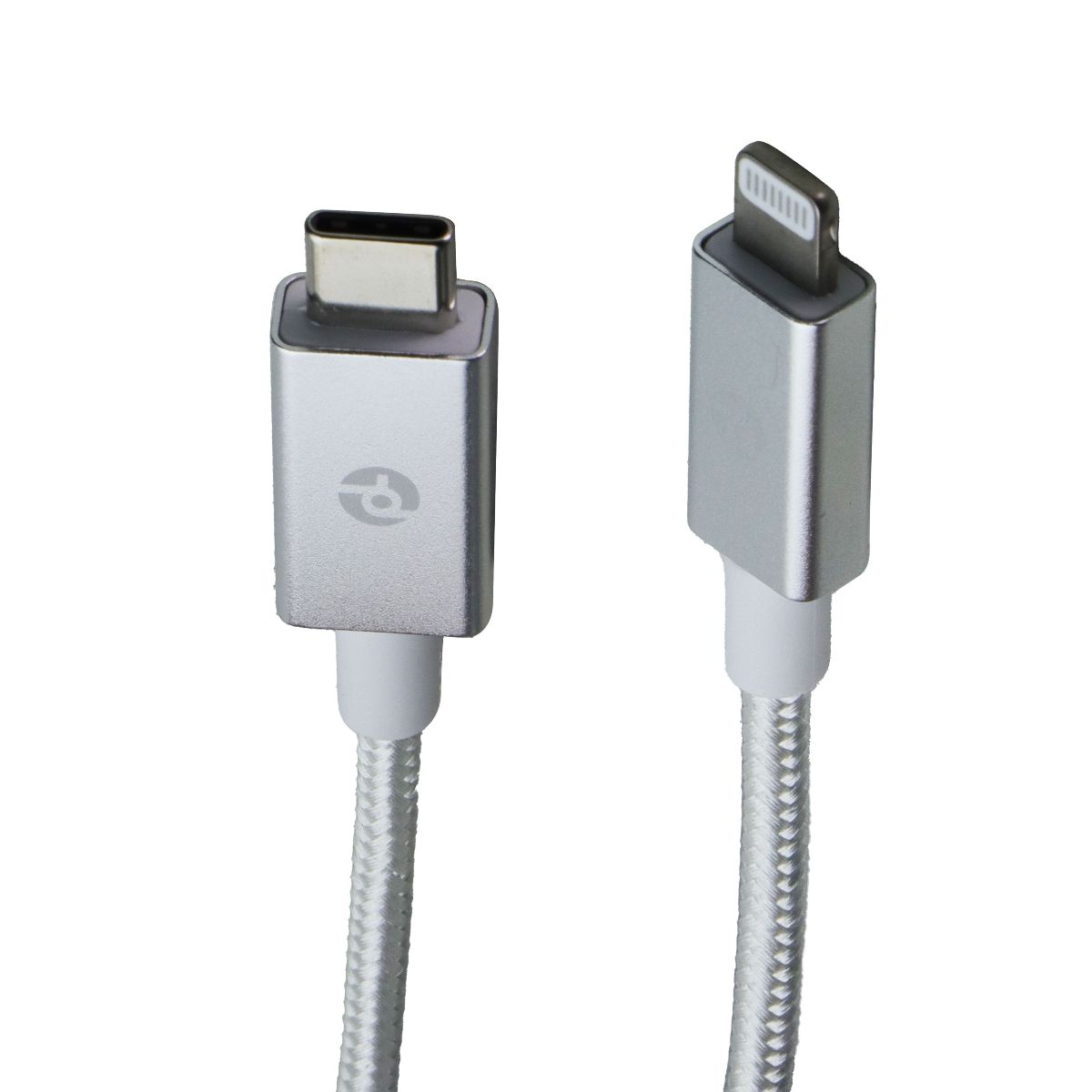 PowerLab USB-C to Lightning (8-Pin) Cable + USB-C/USB-A Wall Charger - White Cell Phone - Chargers & Cradles PowerLab - Simple Cell Bulk Wholesale Pricing - USA Seller