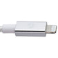 PowerLab 6FT USB-C to Lightning 8-Pin Braided Charge-Sync Cable - White Cell Phone - Cables & Adapters PowerLab - Simple Cell Bulk Wholesale Pricing - USA Seller
