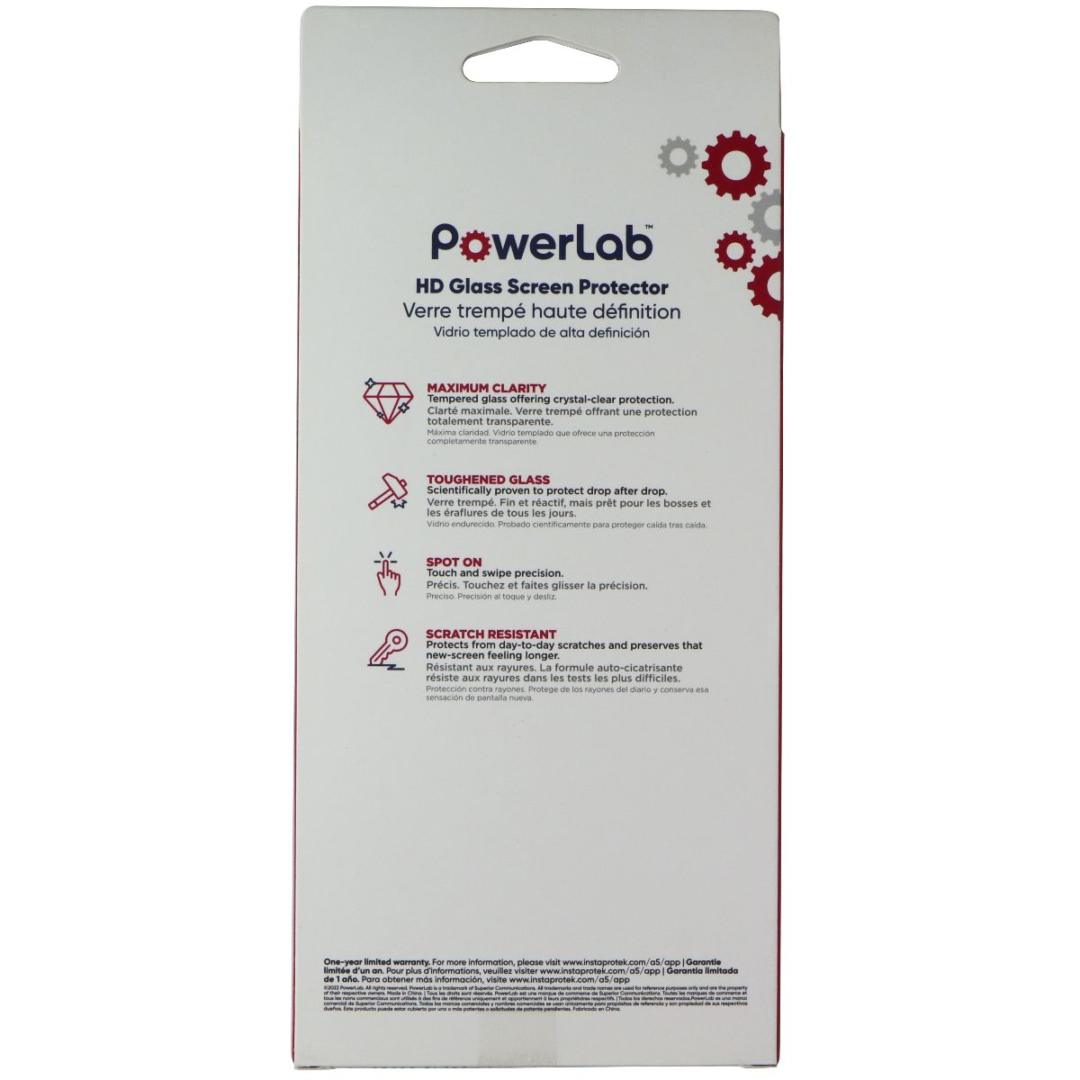 PowerLab HD Glass Screen Protector for iPhone 14 Pro Max & 13 Pro Max Cell Phone - Screen Protectors PowerLab - Simple Cell Bulk Wholesale Pricing - USA Seller