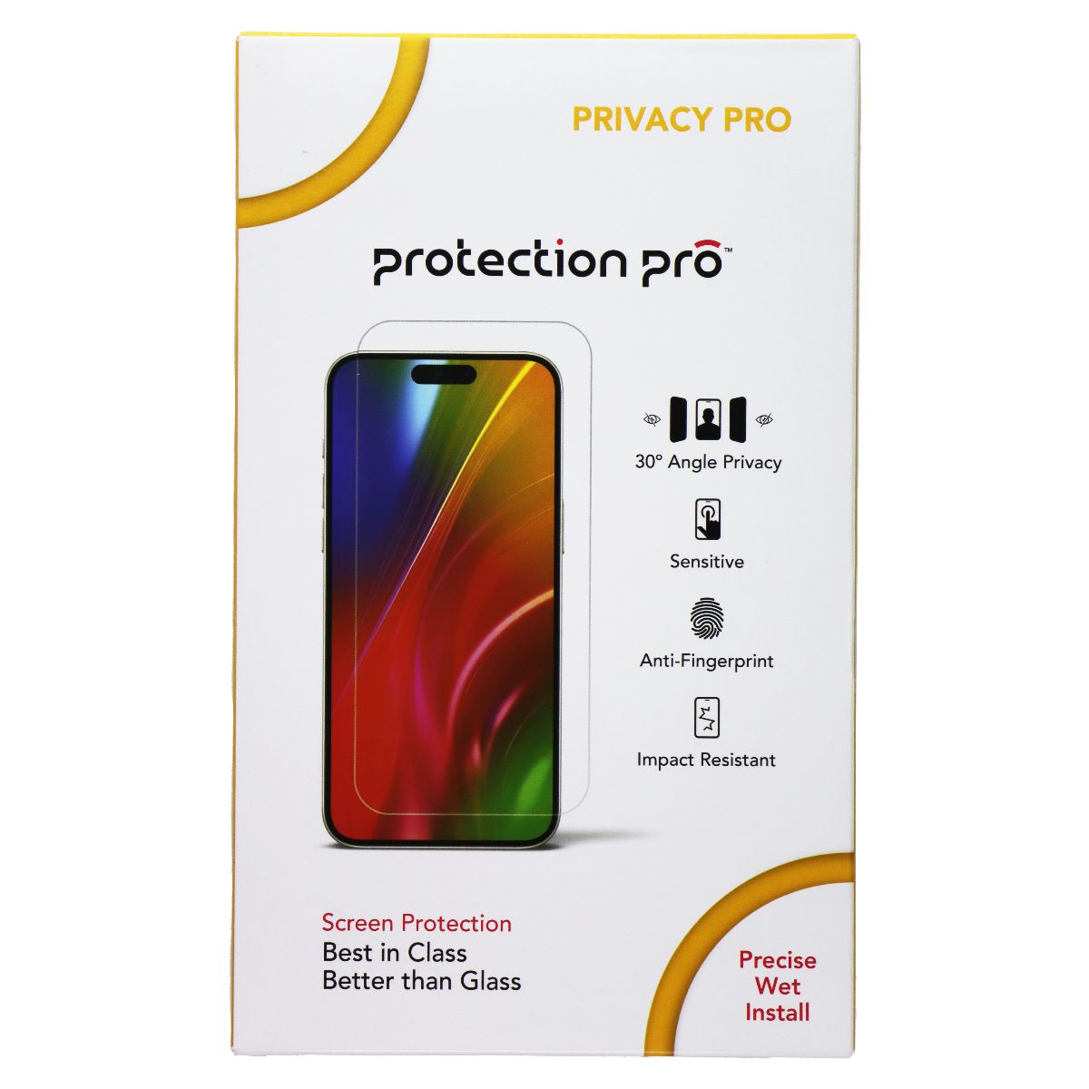 Protection Pro Privacy Pro Privacy Film - Small (10 Pack) Cell Phone - Screen Protectors Protection Pro - Simple Cell Bulk Wholesale Pricing - USA Seller