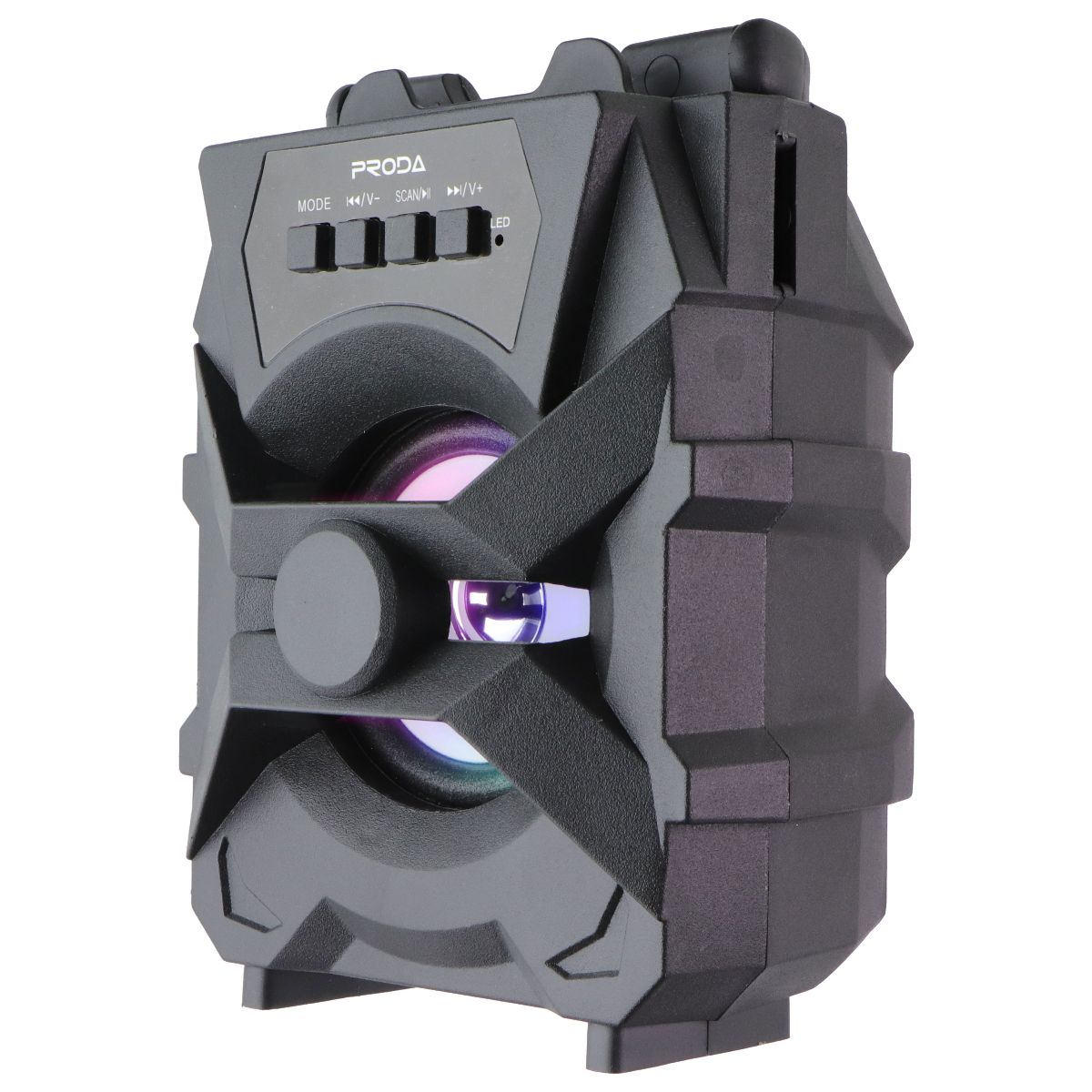 PRODA Xunshen Portable Wireless Bluetooth Speaker - Black (PD-S500) Cell Phone - Audio Docks & Speakers PRODA - Simple Cell Bulk Wholesale Pricing - USA Seller