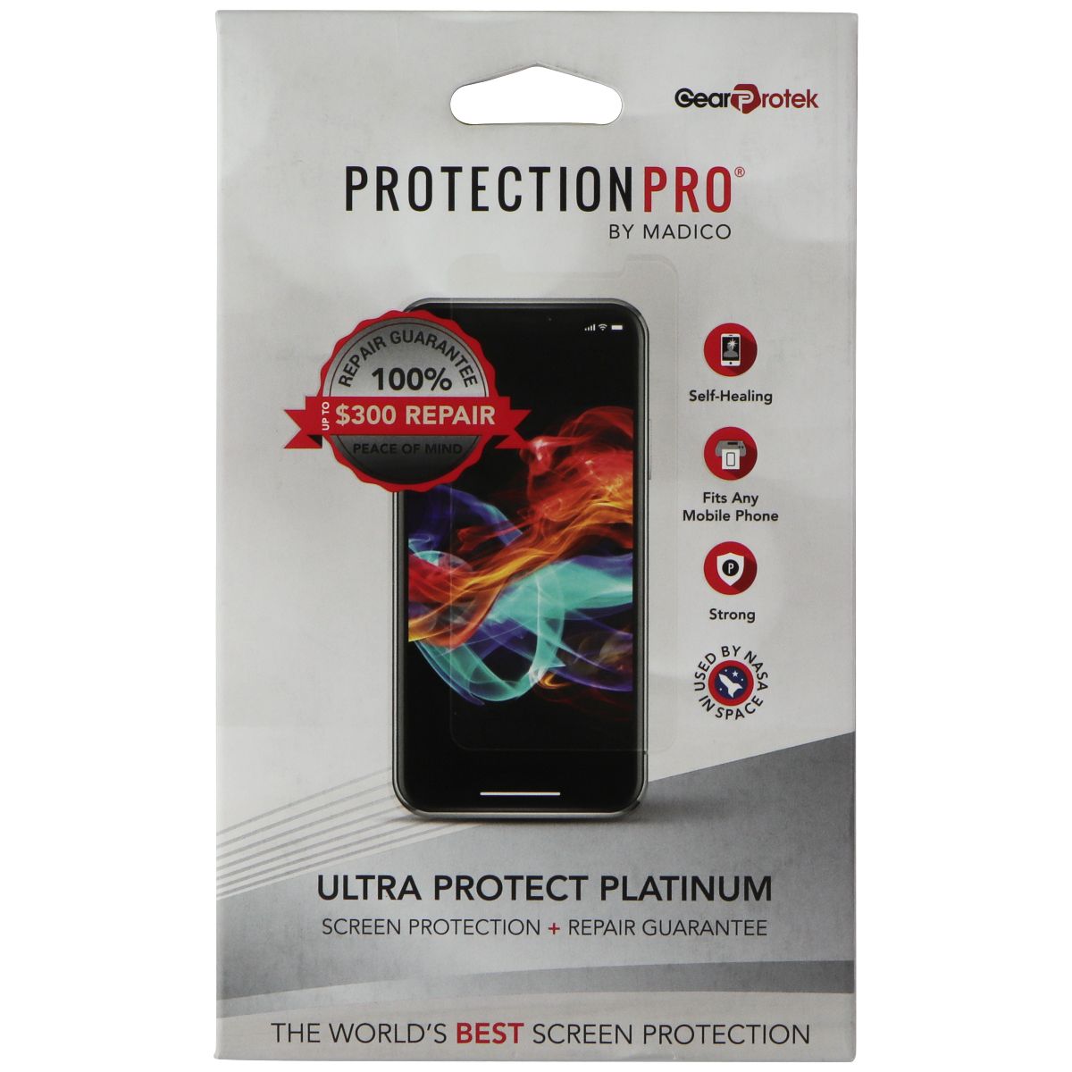 Protection Pro By Madico Ultra Protect Platinum Screen Protector - Universal Fit Cell Phone - Screen Protectors Protection Pro    - Simple Cell Bulk Wholesale Pricing - USA Seller