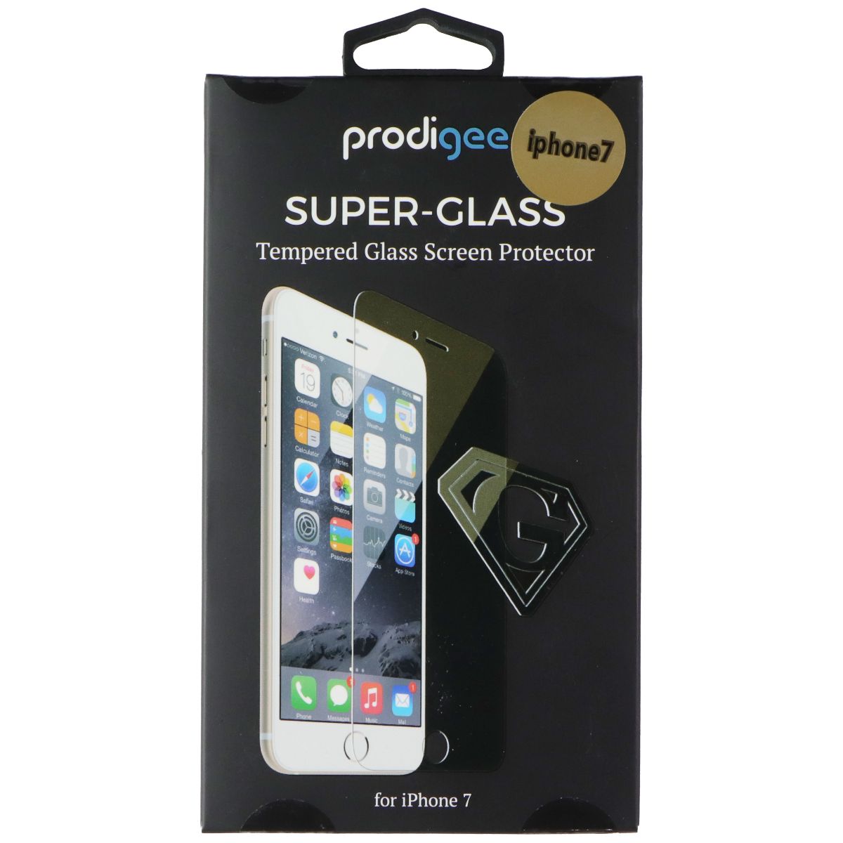 Prodigee Super-Glass Tempered Glass Screen Protector for Apple iPhone 7 - Clear Cell Phone - Screen Protectors Prodigee - Simple Cell Bulk Wholesale Pricing - USA Seller