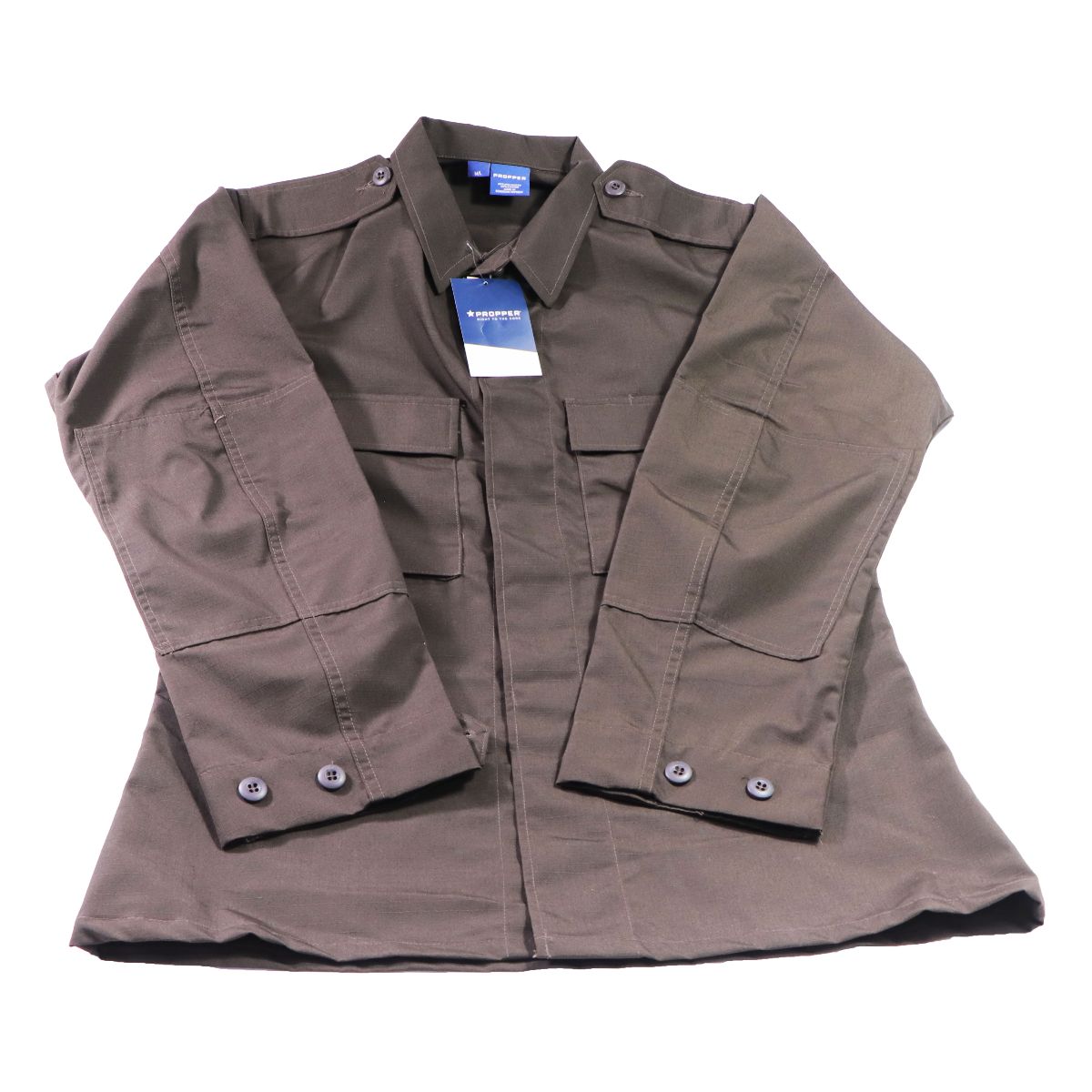 Propper Public Safety BDU Coat Shirt (2 Pocket) - Sheriff's Brown M/L Other Sporting Goods Propper - Simple Cell Bulk Wholesale Pricing - USA Seller