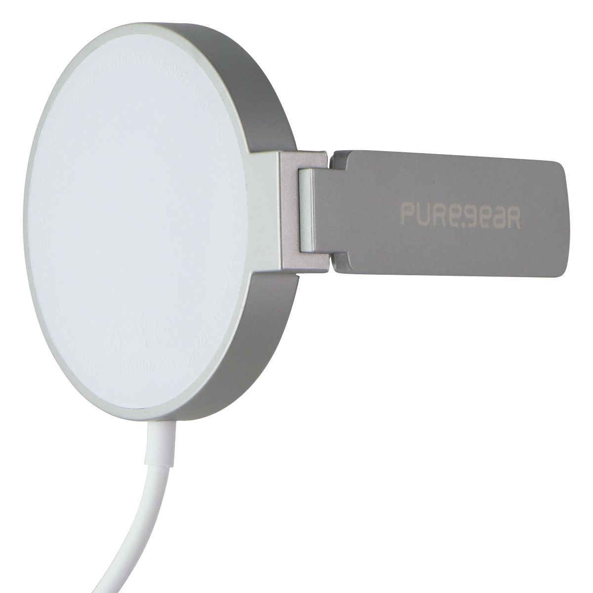 PureGear (15W) Wireless Qi Fast-Charging Magnetic Pad for MagSafe with Kickstand Cell Phone - Chargers & Cradles PureGear - Simple Cell Bulk Wholesale Pricing - USA Seller