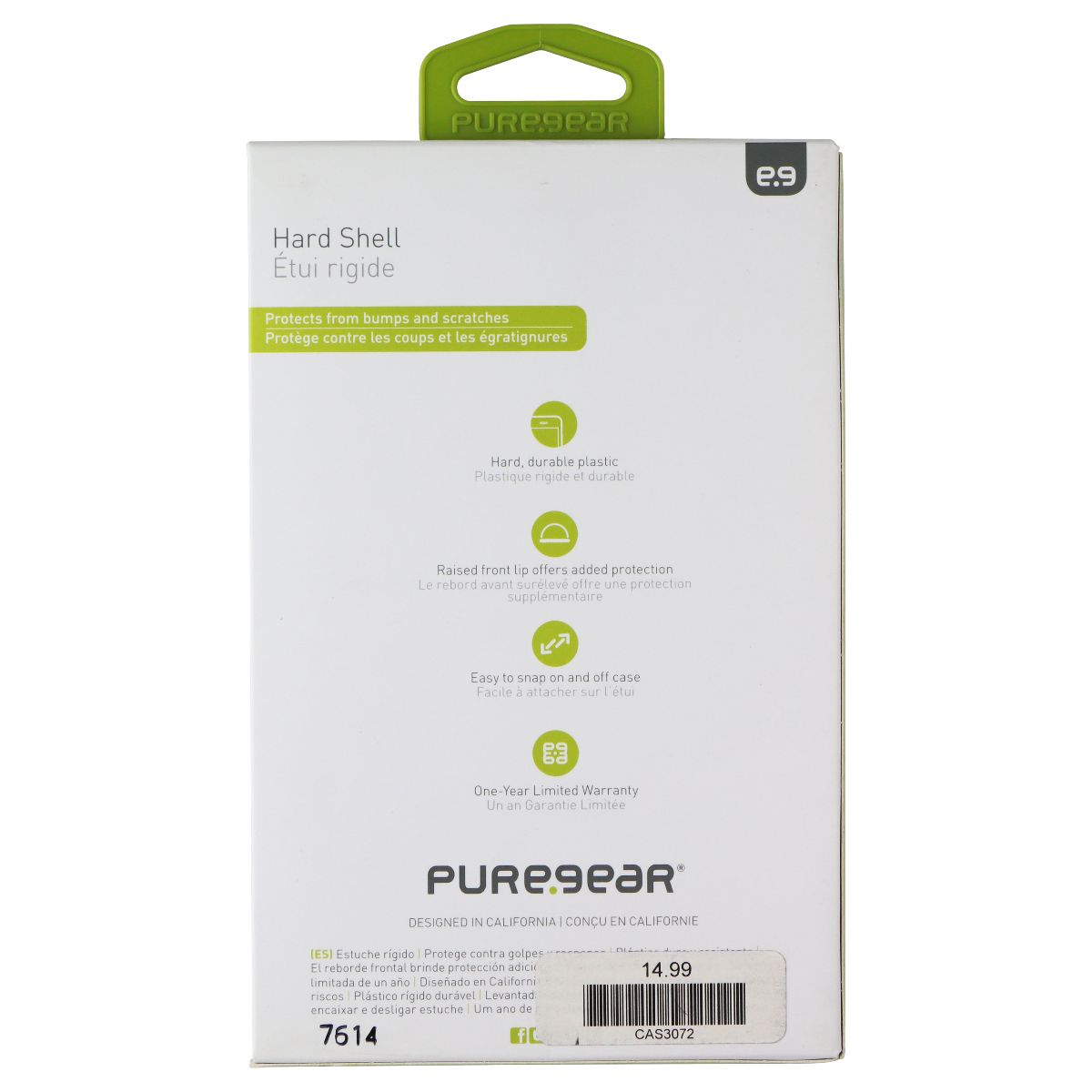 PureGear Durable Hard Shell Case for LG Stylo 3 Plus - Clear Cell Phone - Cases, Covers & Skins PureGear - Simple Cell Bulk Wholesale Pricing - USA Seller