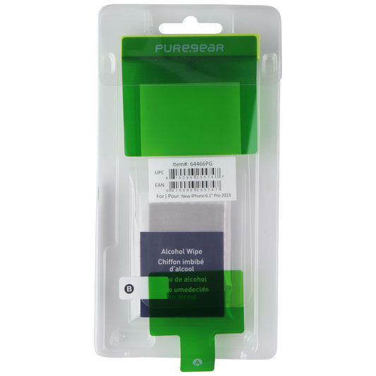 PureGear Glass Screen Protector for Apple iPhone 15 Pro Cell Phone - Screen Protectors PureGear - Simple Cell Bulk Wholesale Pricing - USA Seller