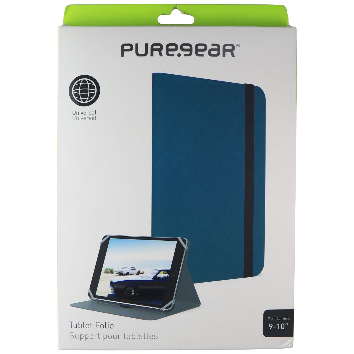 PureGear Universal Folio Case for All 9 to 10-inch Tablets - Teal iPad/Tablet Accessories - Cases, Covers, Keyboard Folios PureGear    - Simple Cell Bulk Wholesale Pricing - USA Seller