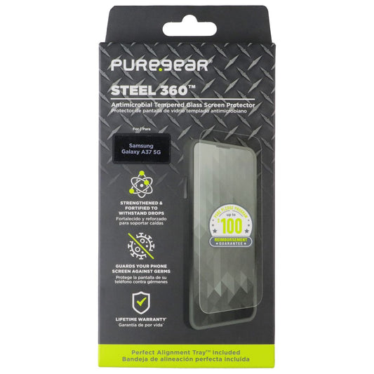 PureGear Steel 360 Tempered Glass Screen Protector for Samsung Galaxy A37 5G