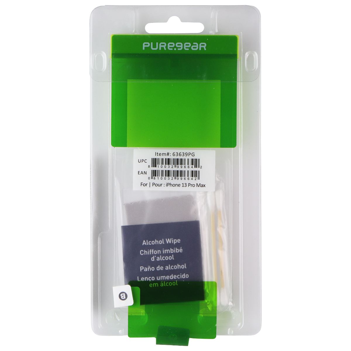 PureGear Tempered Glass Screen Protector for iPhone 13 Pro Max - Clear (BULK) Cell Phone - Screen Protectors PureGear - Simple Cell Bulk Wholesale Pricing - USA Seller