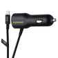 PureGear (17W) Lightning 8-Pin Car Charger with Single Port (USB-A) - Black Cell Phone - Chargers & Cradles PureGear - Simple Cell Bulk Wholesale Pricing - USA Seller