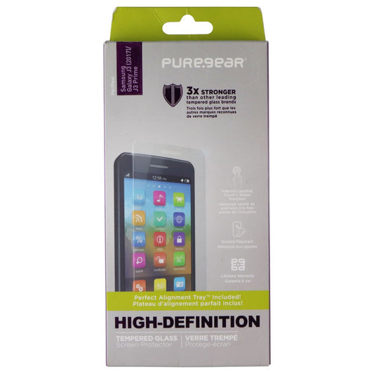 PureGear High Definition Tempered Glass for Samsung Galaxy J3 (2017) / J3 Prime Cell Phone - Screen Protectors PureGear - Simple Cell Bulk Wholesale Pricing - USA Seller