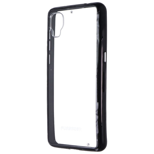PureGear Slim Shell Clear Case for TCL A30 - Clear / Black Cell Phone - Cases, Covers & Skins PureGear - Simple Cell Bulk Wholesale Pricing - USA Seller