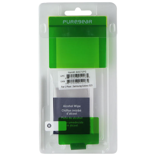 PureGear Tempered Glass for Samsung Galaxy S23 - Clear (BULK) 64171PG Cell Phone - Screen Protectors PureGear - Simple Cell Bulk Wholesale Pricing - USA Seller