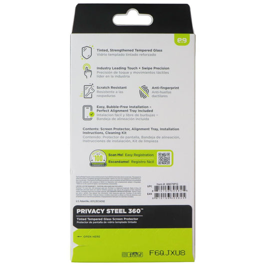 PureGear Steel 360 Glass Screen Protector for Apple iPhone 17 Pro Max - Privacy Cell Phone - Screen Protectors PureGear - Simple Cell Bulk Wholesale Pricing - USA Seller