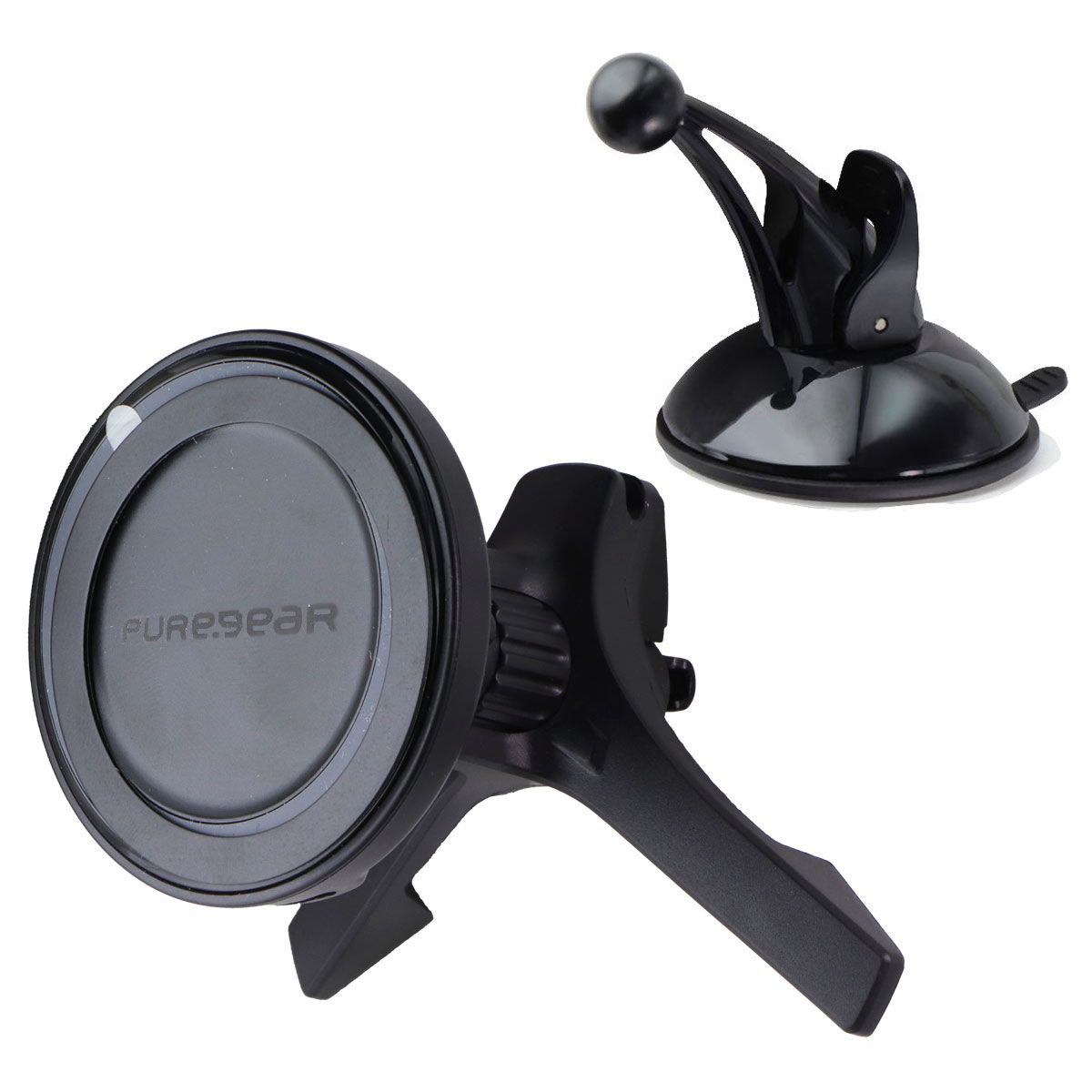 PureGear 15W Magnetic Wireless Charging Car Mount - Vent Clip/2x Mounts (NEW) Cell Phone - Chargers & Cradles PureGear - Simple Cell Bulk Wholesale Pricing - USA Seller