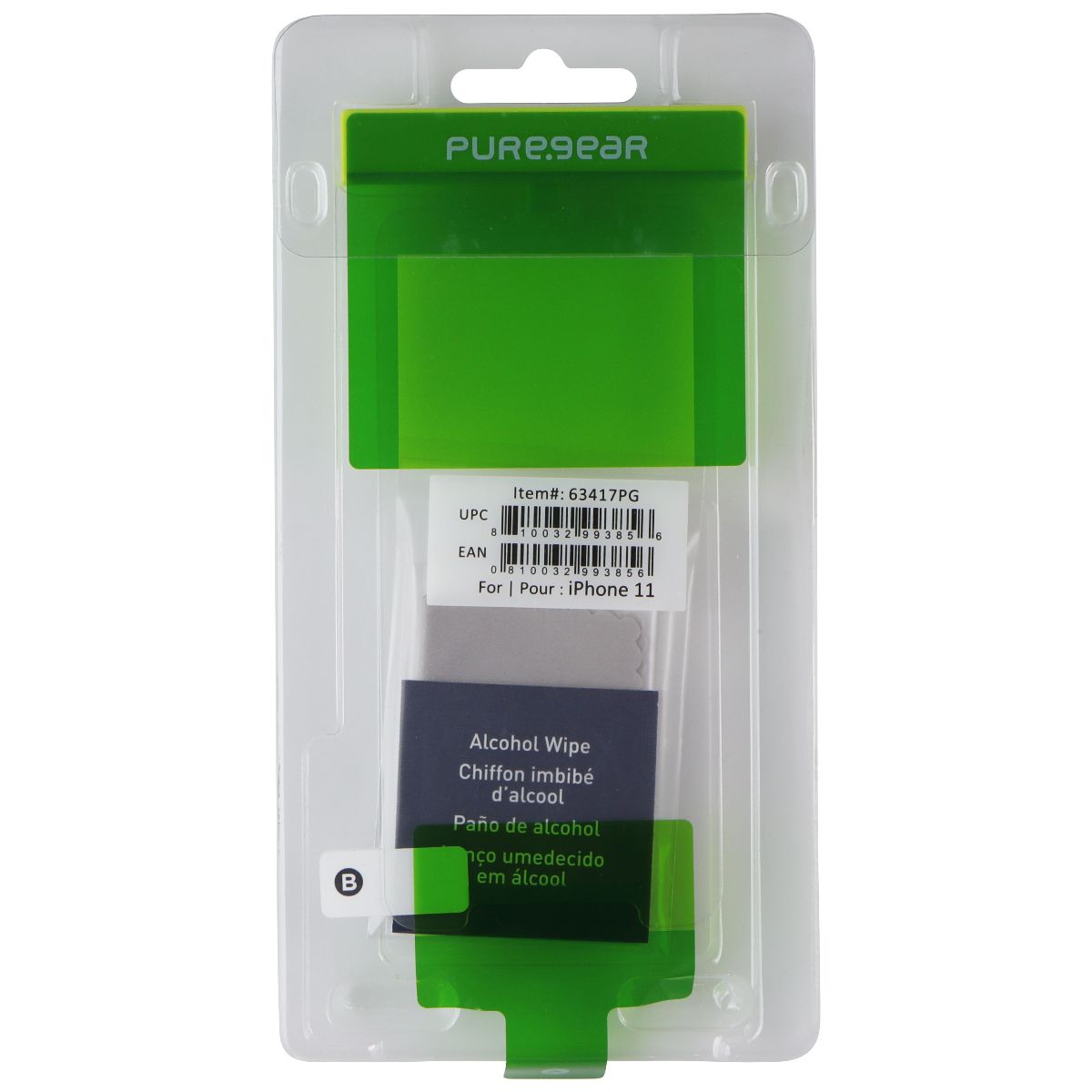 PureGear Tempered Glass Screen Protector for Apple iPhone 11 - Clear (BULK) Cell Phone - Screen Protectors PURE GEAR - Simple Cell Bulk Wholesale Pricing - USA Seller