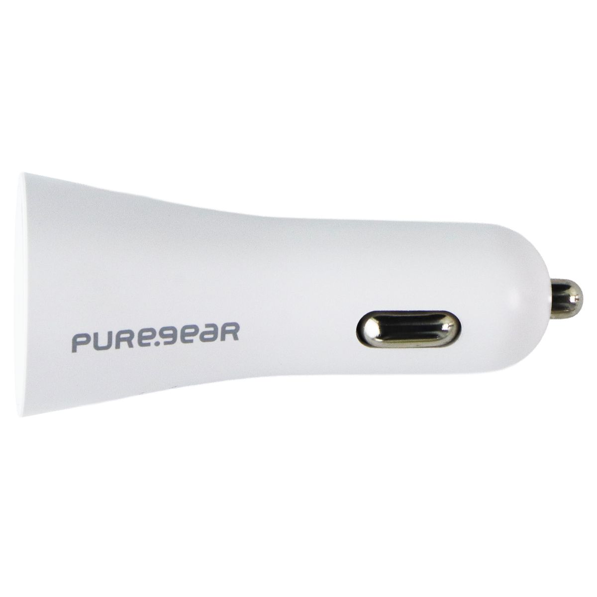 PureGear LightSpeed (30W) USB-C Car Charger + USB-C Cable - White (63997PG) Cell Phone - Chargers & Cradles PureGear - Simple Cell Bulk Wholesale Pricing - USA Seller